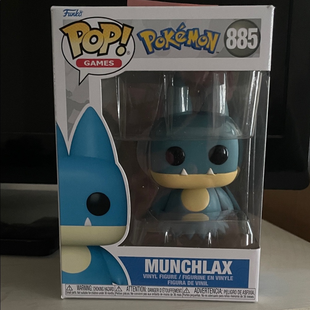 Funko Munchlax Vinyl Figure in Blue and White
